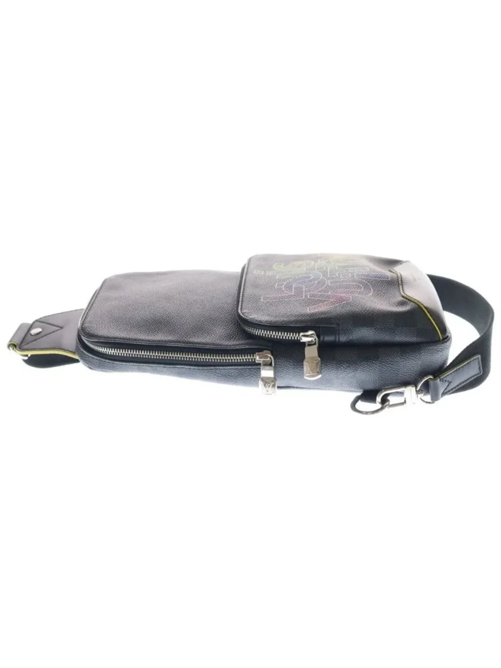 Louis Vuitton Damier Graphite Avenue Sling Shoulder Bag Black